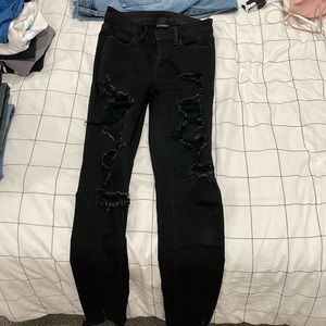 Black skinny jeans
